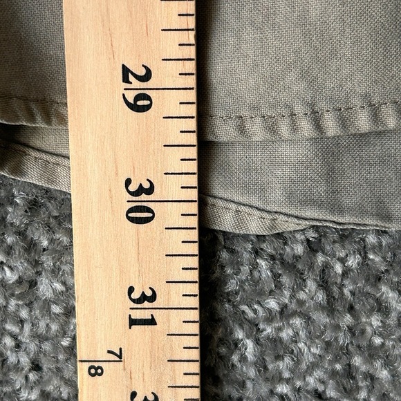 Carhartt 384-62 Tradesman Farm XL LS/LN Tan LS leather patch Work Shirt J152 - Picture 5 of 11